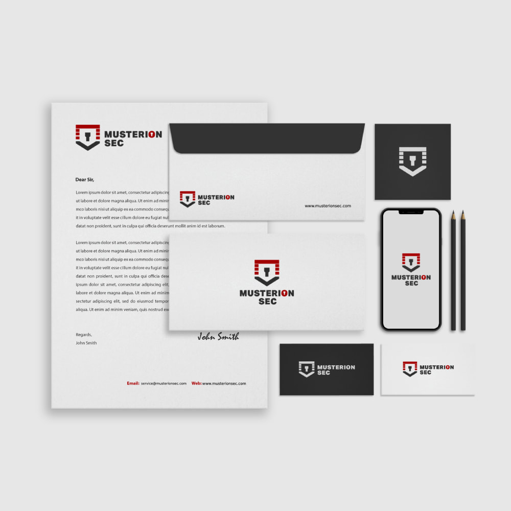 The JPcreative - Information Security Consulting - Logo Branding Design - Musterion Sec Visual Identity