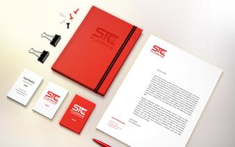 Main Image of STC Flooring Visual Identity for Logo design canada